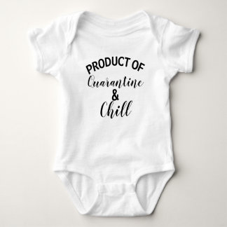 Grappig product van quarantaine en chill romper