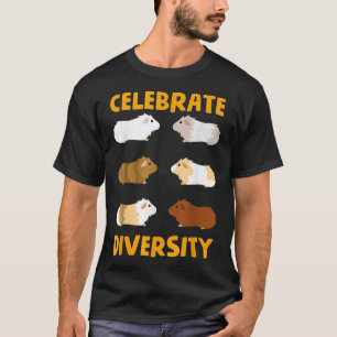 Grappig proefkonijn viert verscheidenheid Schattig T-shirt