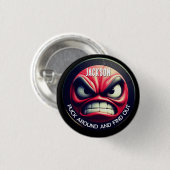 Grappig Puck Around en Ontdek Angry Puck Ronde Button 3,2 Cm (Voorkant /achterkant)