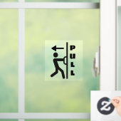 Grappig Pull Stickman Glas Deur Raambord Raamsticker (Huis)