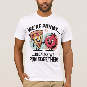 Grappig Punny Koppel T-Shirt Schattig Eten Liefd