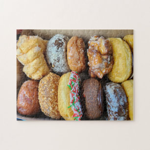 Grappig! Puzzel - Doos van Donuts