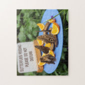 Grappig! Puzzel - Vlinders voeden niet storen (Verticaal)