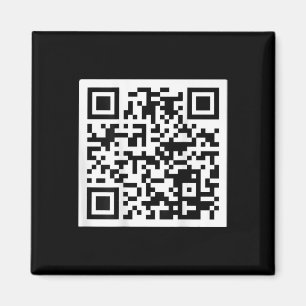 Grappig QR President Trump 4547 T-shirt Trump Danc Magneet