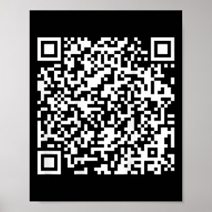 Grappig QR President Trump 4547 T-shirt Trump Danc Poster