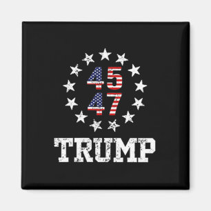Grappig QR President Trump 4547 Trump Dancing Code Magneet