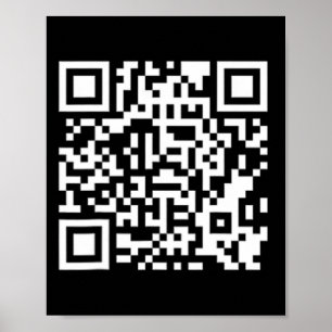 Grappig QR President Trump 4547 Trump Dancing Code Poster