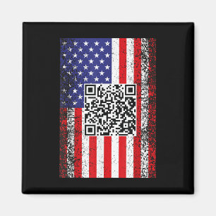 Grappig QR President Trump Code Dans Magneet