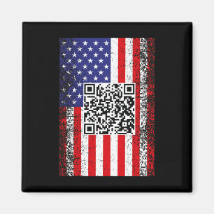 Grappig QR President Trump Code Dans Magneet