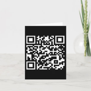 Grappig QR President Trump Dance Code _1 Kaart