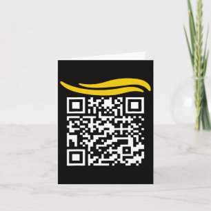 Grappig QR President Trump Dance Code 1 Kaart