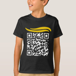 Grappig QR President Trump Dance Code 1 T-shirt