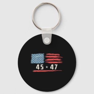 Grappig QR President Trump Dance Code 2 kant Sleutelhanger