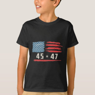 Grappig QR President Trump Dance Code 2 kant T-shirt