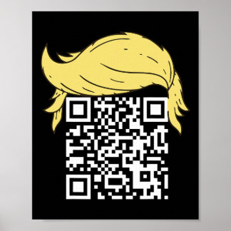 Grappig QR President Trump Dance Code 2 Poster