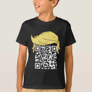 Grappig QR President Trump Dance Code 2 T-shirt