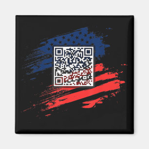 Grappig QR President Trump Dance Code Magneet