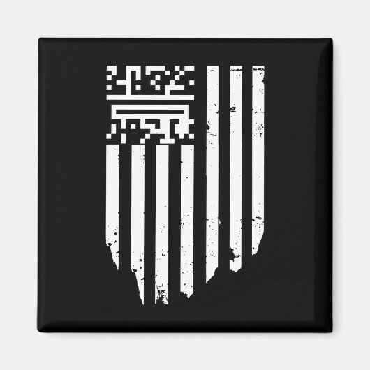 Grappig QR President Trump Dance Code Magneet (Voorkant)