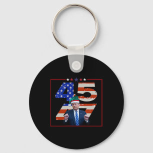 Grappig Qr President Trump Dance Code (op Byck) 8 Sleutelhanger