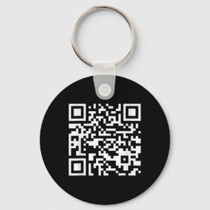 Grappig Qr President Trump Dance Code (op Byck) Sleutelhanger