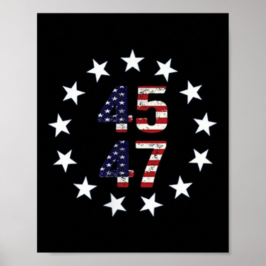 Grappig QR President Trump Dance Code Poster (Voorkant)