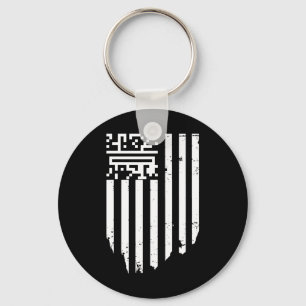 Grappig QR President Trump Dance Code Sleutelhanger