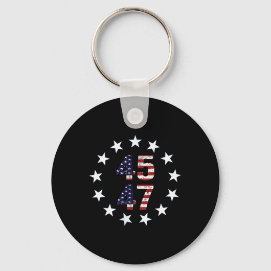 Grappig QR President Trump Dance Code Sleutelhanger (Voorkant)