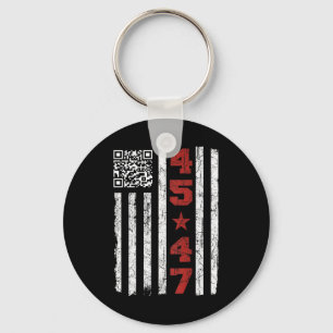 Grappig Qr President Trump Dance Code Trump 4547 ( Sleutelhanger