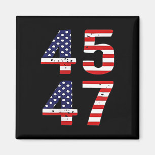 Grappig QR President Trump Dance Code Trump 45_47 Magneet