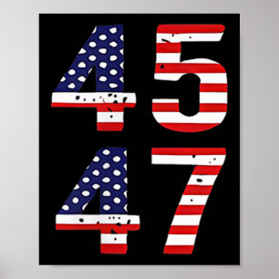 Grappig QR President Trump Dance Code Trump 45_47 Poster