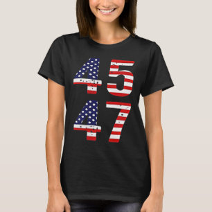 Grappig QR President Trump Dance Code Trump 45_47 T-shirt
