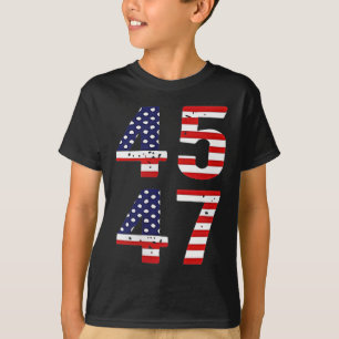 Grappig QR President Trump Dance Code Trump 45_47 T-shirt