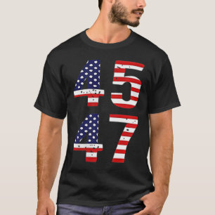 Grappig QR President Trump Dance Code Trump 45_47 T-shirt