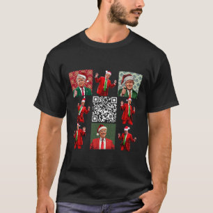 Grappig QR President Trump Kerst Dansdans M T-shirt