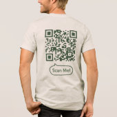 Grappig QR-Shirt - BTF Tri-Blend Shirt (Achterkant)
