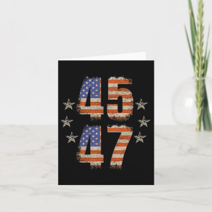 Grappig QR Trump 45 47 Trump Dancing Code Pocket Kaart
