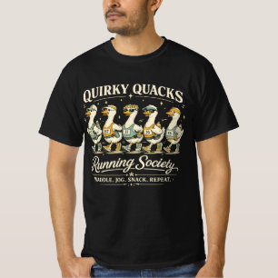 Grappig Quacks Hardloopvereniging Fun T-Shirt voor
