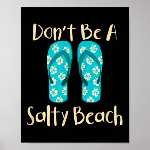 Grappig Quote Zomervakantie Vakantie Mode Strand S Poster
