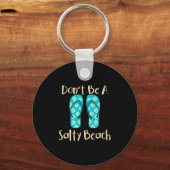 Grappig Quote Zomervakantie Vakantie Mode Strand S Sleutelhanger (Voorkant)