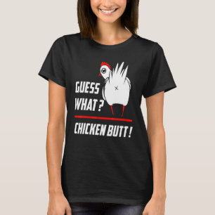Grappig Raad Wat Kippenkont Grappige Boerderij Kip T-shirt