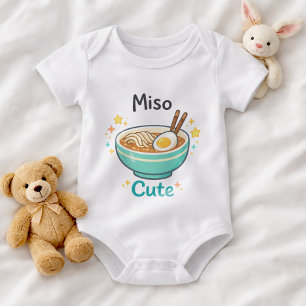 Grappig Ramen Baby Bodypak Miso Schattig Romper