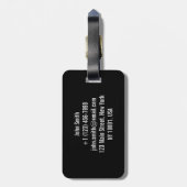 Grappig Ramen Life Rustic Bagagelabel (Achterkant verticaal)