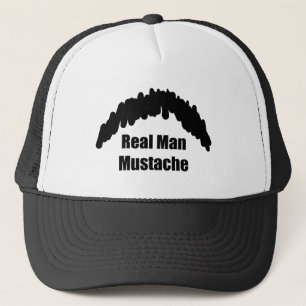 Grappig Real Mannen Cookie Duster Mustache Trucker Pet
