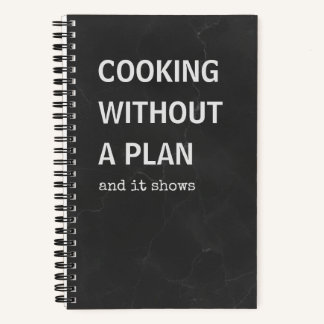Grappig receptenboek | Koken zonder plan Notitieboek