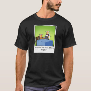 Grappig Red Wine Cartoon Gift. T-shirt