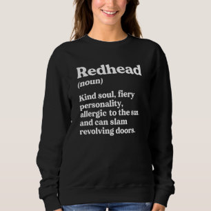 Grappig Redhead Definition Ginger Red Hair MC1R Ge Trui