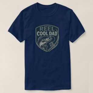 Grappig Reel Geweldige Vader Vissen T-Shirt