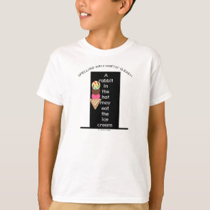 Grappig rekenkundig ijsje zwart Pet T-shirt