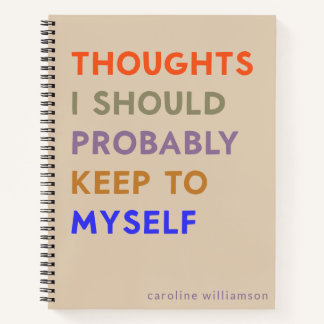 Grappig Relatable Quote Vent Gepersonaliseerde Ged Notitieboek