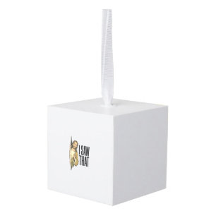 Grappig Religieus Ik Zag Dat Vintage Kubus Ornament